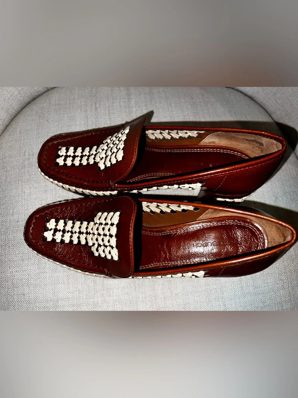 Tory Burch Woven Raffia Loafer In Miele/natural